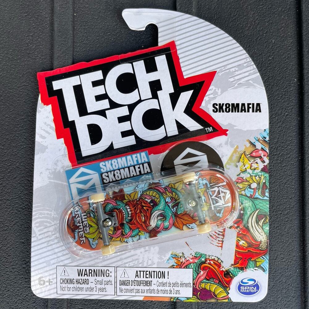 2024 Tech Deck SK8Mafia Fingerboard Wes Kremer Snake Ultra Rare New UNOPENED